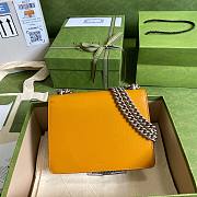 GUCCI | Dionysus Mini Orange And White Bag - 421970 - 20x15.5x5cm - 6