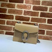 GUCCI | Dionysus Beige Leather Mini Bag - ‎421970 - 20x15.5x5cm - 1