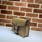 GUCCI | Dionysus Beige Leather Mini Bag - ‎421970 - 20x15.5x5cm - 2