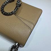 GUCCI | Dionysus Beige Leather Mini Bag - ‎421970 - 20x15.5x5cm - 3