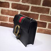 GUCCI | Small Dionysus Webbed Stripe Bag in Black - 421970 - 20x15.5x5cm - 2