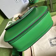 GUCCI | Small Green top handle bag with Bamboo - 675797 - 21 x 15 x 7cm - 6