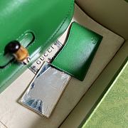 GUCCI | Small Green top handle bag with Bamboo - 675797 - 21 x 15 x 7cm - 3