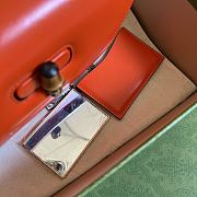 GUCCI | Small Orange top handle bag with Bamboo - 675797 - 21 x 15 x 7cm - 6