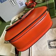 GUCCI | Small Orange top handle bag with Bamboo - 675797 - 21 x 15 x 7cm - 5