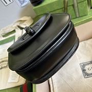 GUCCI | Mini Black top handle bag with Bambo - 686864 - 17 x 12 x 7.5cm - 6