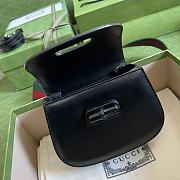 GUCCI | Mini Black top handle bag with Bambo - 686864 - 17 x 12 x 7.5cm - 5