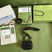 GUCCI | Mini Black top handle bag with Bambo - 686864 - 17 x 12 x 7.5cm - 2