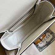 GUCCI | Mini White top handle bag with Bambo - 686864 - 17 x 12 x 7.5cm - 5