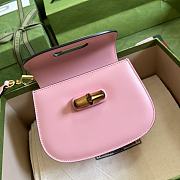 GUCCI | Mini Pink top handle bag with Bambo - 686864 - 17 x 12 x 7.5cm - 4