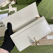 Gucci | Jackie 1961 chain wallet White - 652681 - 19 x 10 x 3.5cm - 5