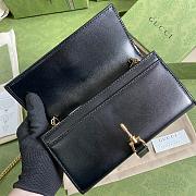 Gucci | Jackie 1961 chain wallet Black - 652681 - 19 x 10 x 3.5cm - 3