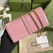 GUCCI | Jackie 1961 chain wallet Pink - 652681 - 19 x 10 x 3.5cm - 6
