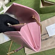 GUCCI | Jackie 1961 chain wallet Pink - 652681 - 19 x 10 x 3.5cm - 3