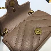 GUCCI | GG Marmont super mini beige bag - 476433 - 13 x 9 x 5 cm - 4