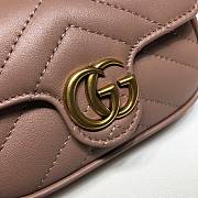 GUCCI | GG Marmont super mini dusty pink bag - 476433 - 13 x 9 x 5 cm - 2