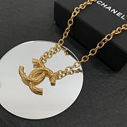 Chanel Middle Age Double C Necklace 02 - 4