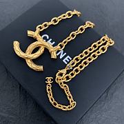 Chanel Middle Age Double C Necklace 02 - 3