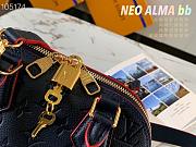 Louis Vuitton | Neo Alma BB Navy Blue handbag - M44829 - 25 x 18 x 12 cm - 4