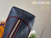 Louis Vuitton | Neo Alma BB Navy Blue handbag - M44829 - 25 x 18 x 12 cm - 6