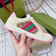 GUCCI | Screener leather sneakers Pink - 6