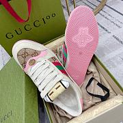 GUCCI | Screener leather sneakers Pink - 5