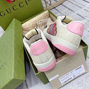 GUCCI | Screener leather sneakers Pink - 4