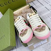 GUCCI | Screener leather sneakers Pink - 3