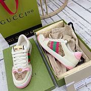 GUCCI | Screener leather sneakers Pink - 2