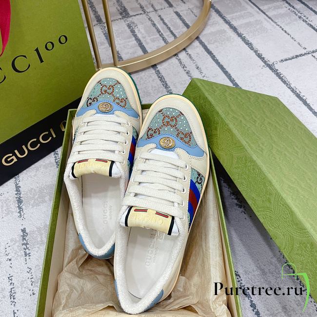 GUCCI | Screener leather sneakers - 1