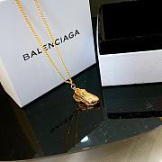 Balenciaga | new metal daddy shoe necklace - 3