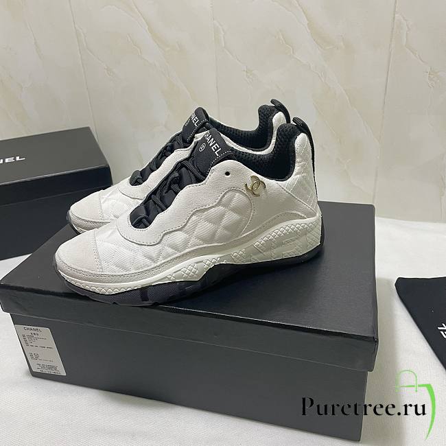 CHANEL | early spring new sports shoes white - 1