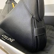 CELINE | Medium Romy In Supple Calfskin Black - 197443 - 34 x 16 x 5cm - 2