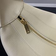 CELINE | Medium Romy In Supple Calfskin White - 197443 - 34 x 16 x 5cm - 2