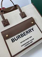BURBERRY | Medium Two-tone Canvas Tote bag - 80441291 - 40 x 16 x 30cm - 2