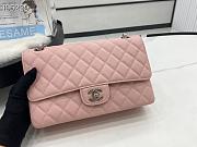 CHANEL | Classic Flap Chain Bag Pink Silver - A01112- 25cm - 3
