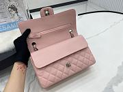 CHANEL | Classic Flap Chain Bag Pink Silver - A01112- 25cm - 4