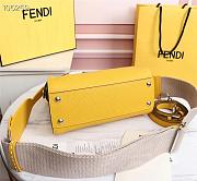 FENDI | PEEKABOO ICONIC MINI yellow bag - 8BN244 - 23 x 11 x 18cm - 3