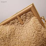 FENDI | First Medium Beige bag - 8BP127 - 32.5 x 15 x 23.5cm - 2