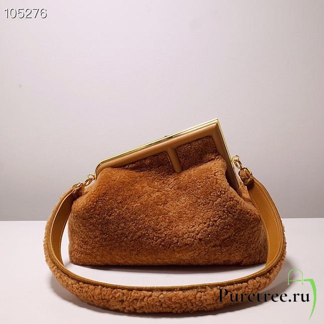 FENDI | First Medium Brown bag - 8BP127 - 32.5 x 15 x 23.5cm - 1