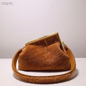 FENDI | First Medium Brown bag - 8BP127 - 32.5 x 15 x 23.5cm