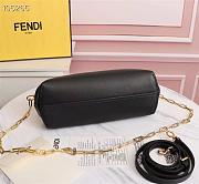 FENDI | FIRST SMALL Black leather bag - 8BP129 - 26 x 9.5 x 18cm - 4