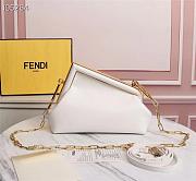 FENDI | FIRST SMALL White leather bag - 8BP129 - 26 x 9.5 x 18cm - 2