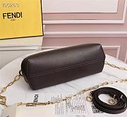 FENDI | FIRST SMALL Dark Brown leather bag - 8BP129 - 26 x 9.5 x 18cm - 5