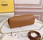 FENDI | FIRST SMALL Brown leather bag - 8BP129 - 26 x 9.5 x 18cm - 3