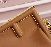 FENDI | FIRST SMALL Brown leather bag - 8BP129 - 26 x 9.5 x 18cm - 2
