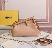 FENDI | FIRST SMALL Pink leather bag - 8BP129 - 26 x 9.5 x 18cm - 1