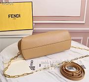 FENDI | FIRST SMALL Beige leather bag - 8BP129 - 26 x 9.5 x 18cm - 5