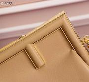 FENDI | FIRST SMALL Beige leather bag - 8BP129 - 26 x 9.5 x 18cm - 2