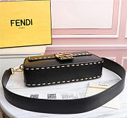 FENDI | BAGUETTE Black bag - 8BR600 - 28x6x13cm - 4